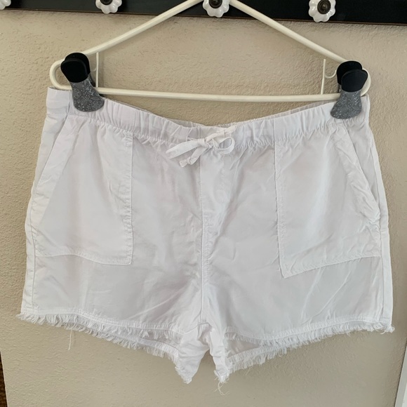 For The Republic Pants - For The Republic white tencel shorts. EUC. Size large.
